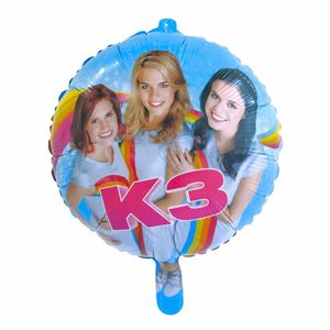 K3 Party Folieballon 46cm