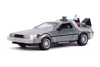 Back to the Future II Hollywood Rides Diecast Model 1/24 DeLorean Time Machine - thumbnail