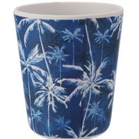 Kunststof/melamine drinkbeker met print - 9 x 11 cm - 440 ml