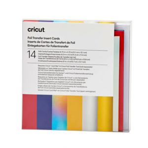 Cricut Insert Cards FOIL Celebration S40 Kaartenset Rood, Blauw