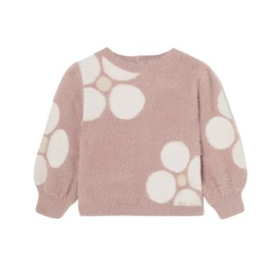Mayoral fluffy trui met bloemen