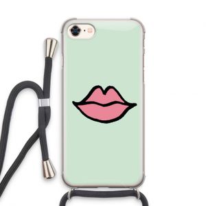 Kusje: iPhone 7 Transparant Hoesje met koord