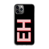 Monogram: iPhone 11 Pro Max Transparant Hoesje