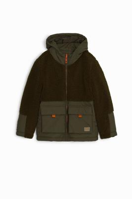 Gecombineerde gewatteerde jas - GREEN - 13/14