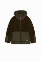 Gecombineerde gewatteerde jas - GREEN - 13/14