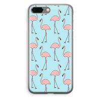 Anything Flamingoes: iPhone 8 Plus Transparant Hoesje