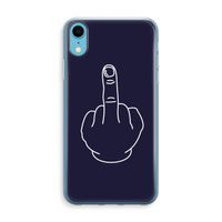 F**k U: iPhone XR Transparant Hoesje