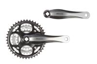 Miranda  beta 3r+ crankstel 22/32/42t zwart/zilver