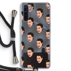 Ugly Cry Call: Oppo A91 Transparant Hoesje met koord