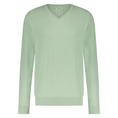 Scotland Blue V-pullover lichtgroen