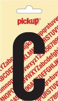 Plakletter Nobel Sticker zwarte letter C - Pickup