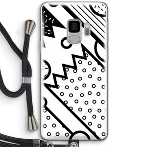 Pop Art #4: Samsung Galaxy S9 Transparant Hoesje met koord