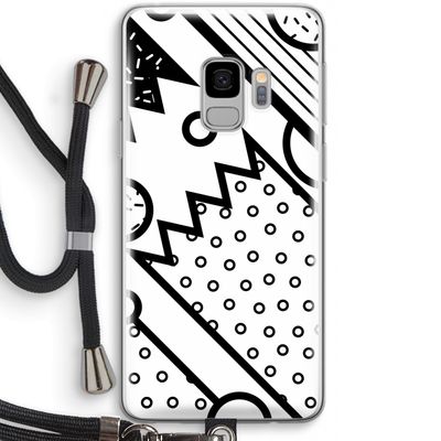 Pop Art #4: Samsung Galaxy S9 Transparant Hoesje met koord