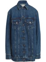 KHAITE veste en jean Ross à épaules tombantes - Bleu - thumbnail