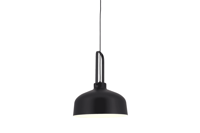 Artdelight Zwarte hanglamp Mendoza Ø 37,5cm HL 321 ZW-ZW