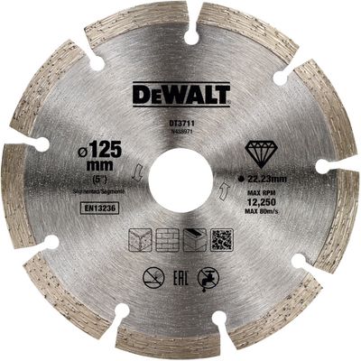 DEWALT Gesegmenteerd Diamantzaagblad DT3711-QZ doorslijpschijf