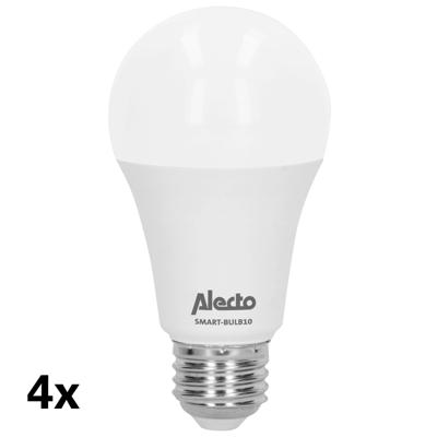 Alecto SMART-BULB10 4 - Slimme LED kleurenlamp met WiFi - 4-pack Alecto SMART-BULB10 4 - Slimme LED kleurenlamp met WiFi - 4-pack
