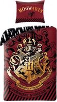 Harry Potter dekbedovertrek rood - 140 x 200 cm - 70 x 90 cm - katoen