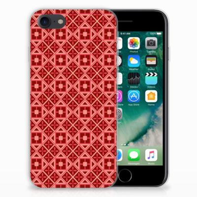 iPhone SE 2022 | SE 2020 | 8 | 7 | TPU bumper | Batik Rood