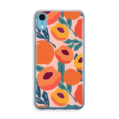 Perzik: iPhone XR Transparant Hoesje