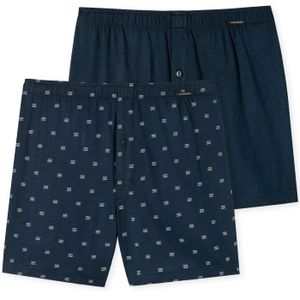 Schiesser 2 stuks Fun Print Boxershorts