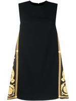 Versace robe courte Barocco - Noir