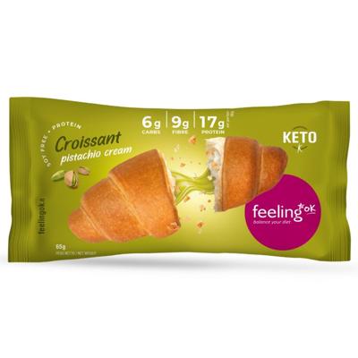 FeelingOK Croissant Pistache +Protein (1x65 gr)