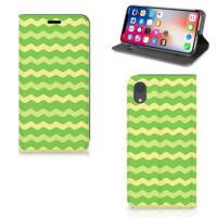 Apple iPhone Xr | Hoesje met Magneet | Waves Green