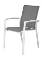 Qopps Waldi stapelbare tuinstoel mat white