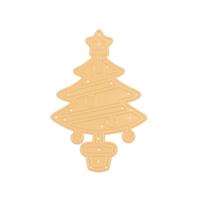 Nellie's Choice • shape die kerstboom versierd