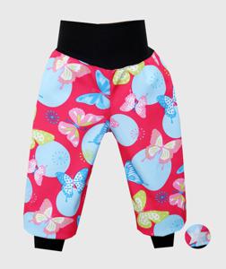 Waterproof Softshell Pants Multicolor Butterflies