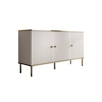 Meubella Dressoir Vanty - Wit - 140 cm