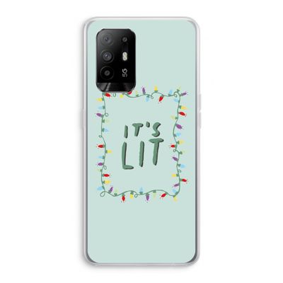 It's Lit: Oppo A95 5G Transparant Hoesje