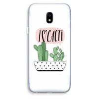 I love cacti: Samsung Galaxy J3 (2017) Transparant Hoesje