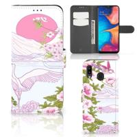Samsung Galaxy A30 | Telefoonhoesje | Met pasjeshouder | Bird Standing