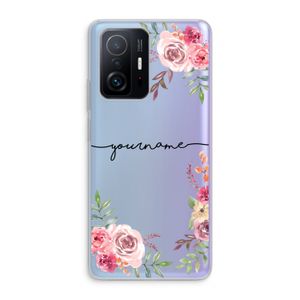 Rozen: Xiaomi 11T Transparant Hoesje