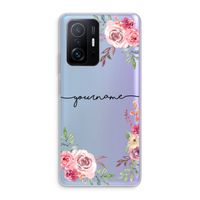 Rozen: Xiaomi 11T Transparant Hoesje