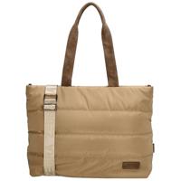 Zebra Trends Puffer Shopper/Laptoptas 15&apos;&apos; Elske Taupe