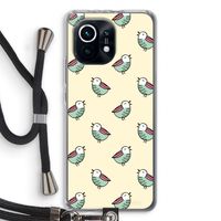 Vogeltjes: Xiaomi Mi 11 Transparant Hoesje met koord