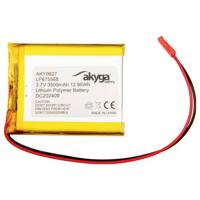Akyga LP675568 Accupack Batterijgrootte: Speciaal LiPo 3.7 V 3500 mAh Akyga LP675568 Accupack Batterijgrootte: Speciaal LiPo 3.7 V 3500 mAh