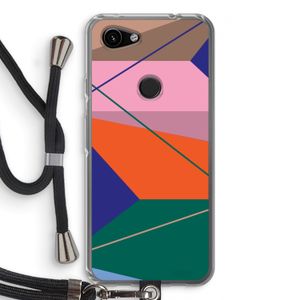 Gestalte 1: Pixel 3a Transparant Hoesje met koord