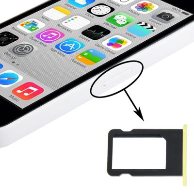 SIM kaart lade houder voor iPhone 5C (geel)