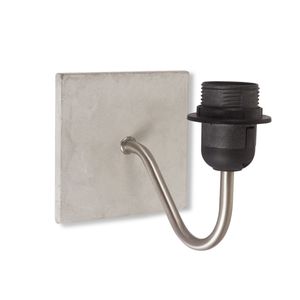 Home sweet home concrete wandlamp betongrijs