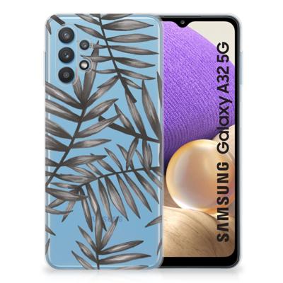 Samsung Galaxy A32 5G | TPU Case | Leaves Grey Samsung Galaxy A32 5G | TPU Case | Leaves Grey