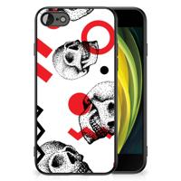 Telefoonhoesje iPhone SE 2022 | SE 2020 | 7/8 Skull Red Telefoonhoesje iPhone SE 2022 | SE 2020 | 7/8 Skull Red