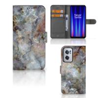 OnePlus Nord CE 2 | Bookcase | Marmer Grijs