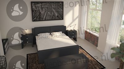 Opberg boxspring 180 x 210 cm