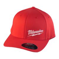 Milwaukee BCS RD LXL Baseball Cap Rood L/XL - 4932493100