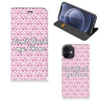 iPhone 12 Mini Design Case Flowers Pink DTMP