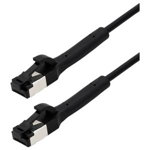 Maxtrack TI42-3L RJ45 Netwerkkabel, patchkabel CAT 8.1 U/FTP 3 m Zwart Afgeschermd (enkel), Flexibel 1 stuk(s)